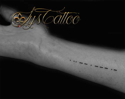 tatouage morse tatoueur braille bordeaux pessac talence cestas canejan